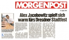 Morgenpost Dresden, am 15.8.2005