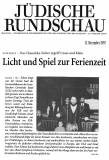 Jüdische Rundschau, am 31.12.1997